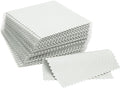 CATIFLIN 100pcs Jewelry Cleaning Cloth, Silver Polishing Cloth Individually Wrapped, Small Jewelry Polishing Cloth for Sterling Silver, Gold, Platinum and More (Light Gray, 3.15" x 3.15")