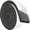 2 Rolls 2 Inch W 1/2 Inch T Weather Stripping Air Conditioner Open Cell Foam Seal Tape, Window Insulation High Resilience Seal Strip for Doors Window,Total 11FT