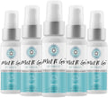 Mist N’ Go by Omaze Travel Bathroom Spray for Toilet Spray Odor Eliminator - Travel Toilet Spray for Bathroom Air Freshener Spray for Bathroom Deodorizer - Breeze Regular Size (2oz x5)