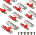 Mousike Double Magnetic Door Catch，60lb Stainless Steel Cabinet Door Magnets with Strong Magnetic for Kitchen Cupboard Wardrobe Closet Cabinet Door Drawer Latch (8Pack)