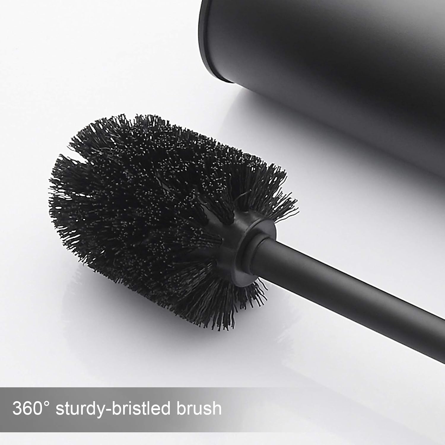 Toilet Brush and Holder,Stainless Steel Toilet Brushes for Bathroom with Holder 2pack
