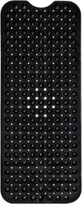 ENKOSI Bath Mat – 40 x 16 Inch Extra Long Non Slip Bathtub Mat – Anti Slip Black Shower Mat with Suction Cups – Bathroom Mat for Tub and Smooth Shower Floors (Black 40x16)
