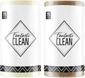 Fantasticlean Microfiber Cleaning Cloth Roll -150 Pack, Tear Away Microfiber Towels, 12" x 12", Reusable, Washable, Ultra Absorbent Dishcloth for Home Supplies, Car, Pet, Kitchen (Tan & Beige)