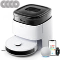 Lefant Robot Vacuum, M3 Robot Vacuum and Mop, 10000Pa Suction, Anti-Tangle Brushes, Dual Spinning Mop, Auto Mop Washing, Cool Drying, Self-Emptying, Self-Cleaning, All-in-One Dock, for Pet Hair Dust