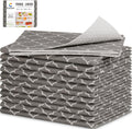 Cooyes 12 Pack Refrigerator Shelf Liners for French Door Fridge, 17.7" × 36" Extra Large, Non-Slip Fridge Mats Machine Washable, Refrigerator Drawer Liner for Glass Shelves Kitchen Cabinet