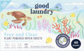 Good Laundry - Unscented Breeze Scented Organic Laundry Dryer Sheets - Natural Non toxic dryer sheets infused with Essential Oils - No Harsh Chemicals, Biodegradable, Hypoallergenic - USA Based