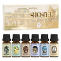 Hotel Fragrance Oils Set, Essential Oil Gift Set for Diffuser, Hotel Scent Diffuser Oil, Diffuser Scents Oil for Home, White Tea, Jasmine Mint, Sandalwood, Luxury Night, Seaside, Myway