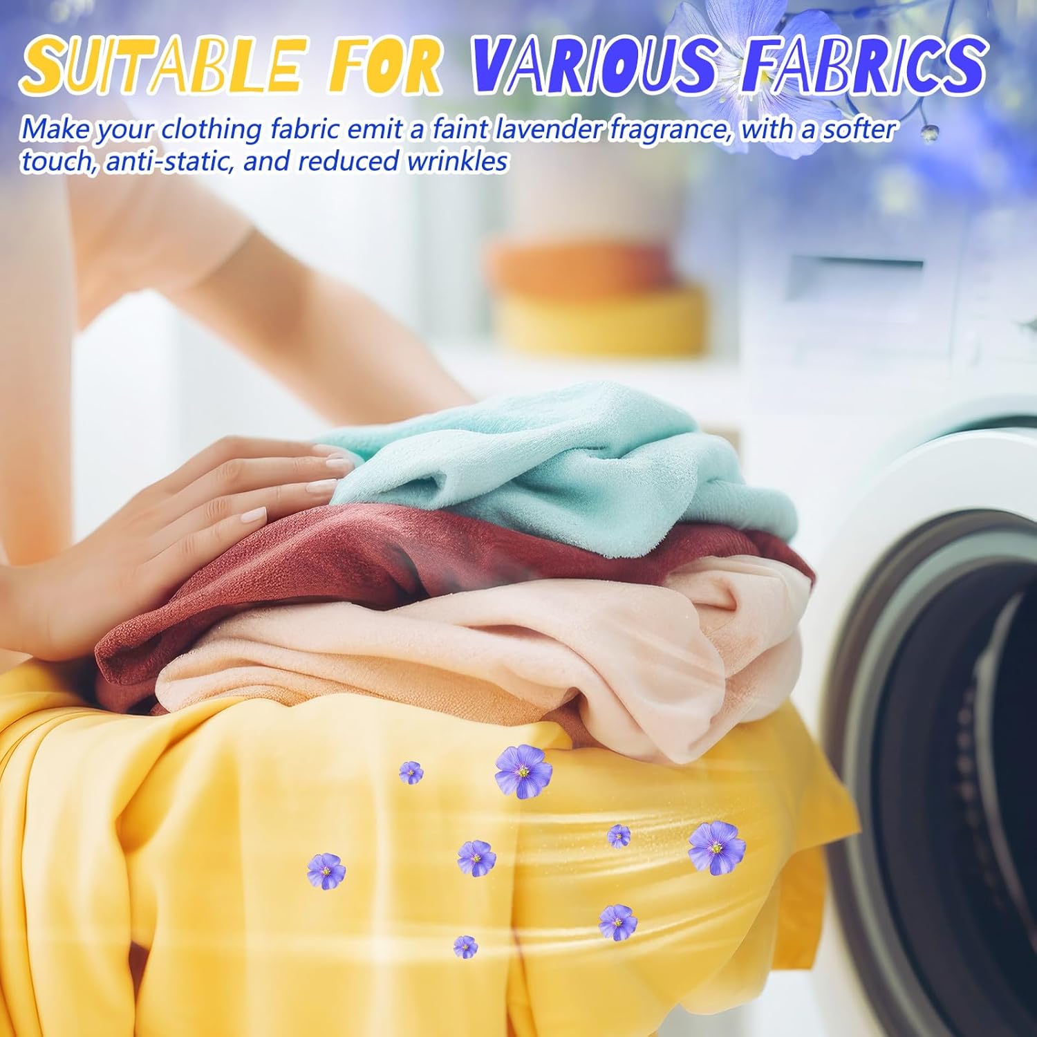 600 Count Flax Scent Dryer Sheets Fabric Softener Fresh Scent Dryer Sheets Bulk Naturally Softens and Removes Static Cling, Ideal for Large Households, Sensitive Skin