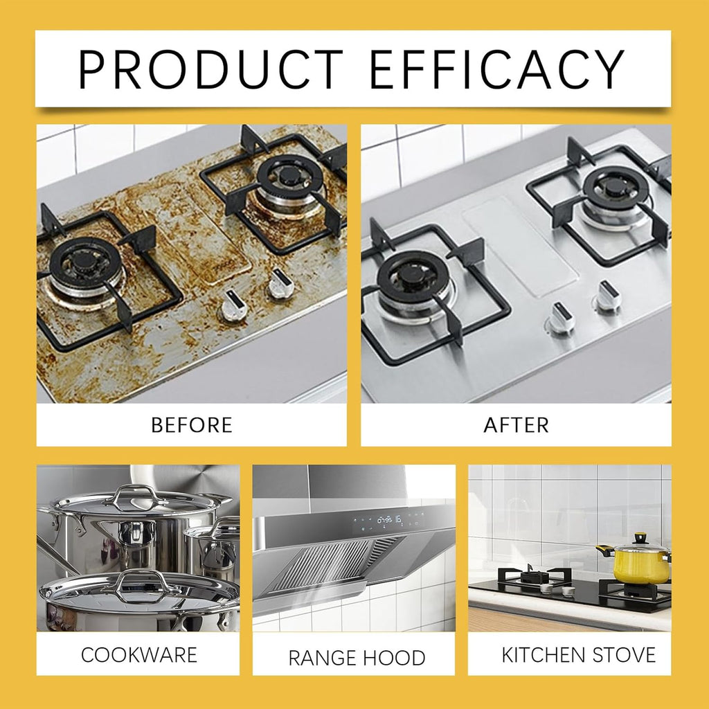 Multifunctional Powerful Kitchen Foam Cleaner, Rotateepic Foam Cleaner, Greasy Dirt Clean Spray, All-Purpose Heavy Duty Degreaser Cleaning Spray for Oven, Stove and Range Hood (1pcs)