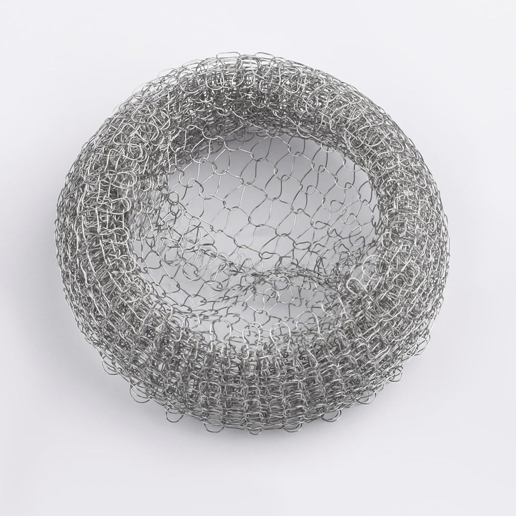 24PCS Lint Traps for Washing Machine, Stainless Steel Mesh Snare Trap Washer Hose Lint Catcher Laundry Mesh Washer Hose Filter with 24 PCS Cable Ties