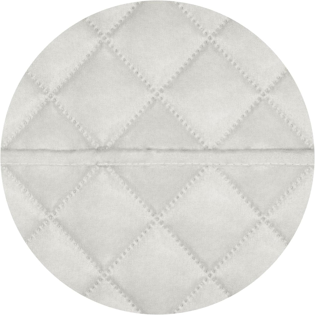 PureFit Reversible Quilted Sofa Cover, Water Resistant Slipcover Furniture Protector, Washable Couch Cover with Non Slip and Elastic Straps for Kids, Pets (Oversized Sofa, Ivory/Ivory)