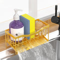 Vanwood Sink Organizer with Auto Draining Tray, Cocina Sponge Caddy and Dish Soap Holder