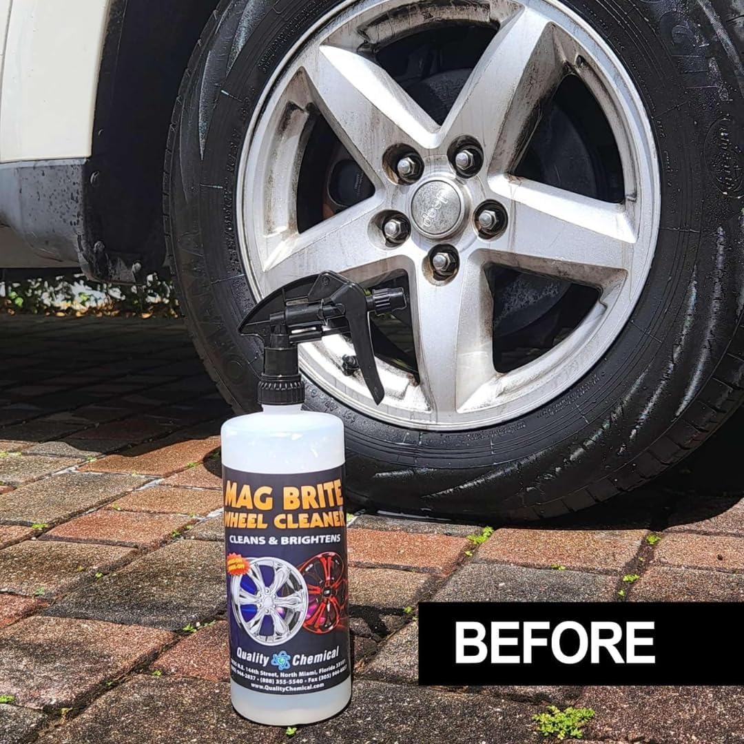 Quality Chemical Aluminum Brightner & Mag Brite Combo (2 Gallon Case) - (128 oz of Aluminum & 128 0z of Mag Brite) 2 Gallon Combo