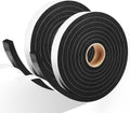 2 Rolls Weather Stripping Door Seal, 3/4'' W x 3/8'' T Foam Tape Close Cell, Single Sided Weather Strip for Door or Window, (Total 16.5 Feet Long)…