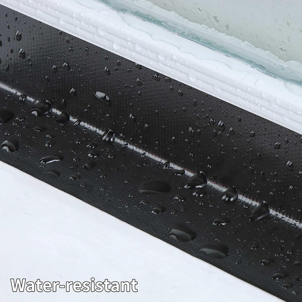 Cloth Duct Window Seal Strip Tape for Winter, 2.75in x 66FT, Weather Stripping Sealing Insulation Tape for Windows and Door, Easy Tear Sealer Draft Blocker Black