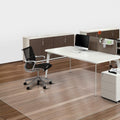 SALLOUS Chair Mat for Hard Floors, 60" x 75" Office Chair Mat for Hard Surface, Vinyl Floor Mat for Gaming Chairs, Multi-Purpose Floor Protector Desk Mat for Home Office (Clear)