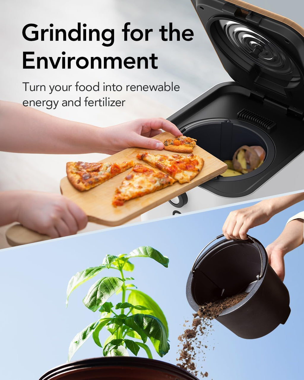 iDOO Odor Absorbing Filter Refills for Smart Waste Kitchen Composter, Multi-color Mixed Activated Carbon Granules Uesd for Electric Countertop Compost Bin, with 2 Packs of Activated Carbon 1500g Total