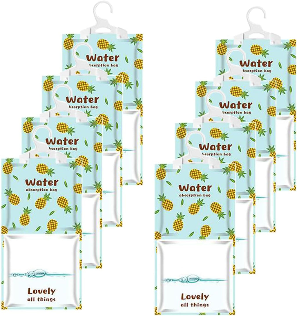 AOPANDA Moisture Absorbers Packets, 8 Pack - Eliminates Musty Odors for Fresher, Cleaner Air, Humidity Packs, Dessicant Packets, Hanging Closet Dehumidifier Bags, Dehumidifier for Bathroom 9.8OZ(Polo）