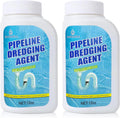 Pipeline Dredging Agent, Drain Clog Remover, Powerful Unclog Sink Drain Cleaner, for Kitchen Bathroom Sinks, Tubs Pipe Cleaning Tool (2PCS)
