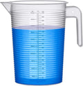 Amazing Abby - Michelle - 128-Ounce (1-Gallon, 4-Quart) Unbreakable Plastic Measuring Pitcher (1-Pack), Measuring Jug with Conversion Chart, Food-Grade, Dishwasher-Safe, Great for Kitchen, Lawn, Pool