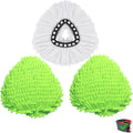 3 Pack Mop Replacment Heads for O-Ceda Mop Replace Head Spin Mop Heads Replacements, Microfiber Spin Mop Refills for Bath/Living Room Cleaning
