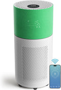 CleanForce Rainbow H13 True HEPA Air Purifier for Home Large Room, Bedroom, up to 2550sqft, Smart App-Control air Quality Monitor, Filters dust Pollen Smoke Odor VOCs