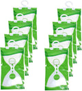 AOPANDA Moisture Absorbers Packets, 8 Pack - Eliminates Musty Odors for Fresher, Cleaner Air, Humidity Packs, Dessicant Packets, Hanging Closet Dehumidifier Bags（green）