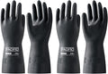 PACIFIC PPE 2 Pairs Chemical Resistant Gloves, Heavy Duty Industrial Rubber Gloves, Resist Acid, Alkali and Oil, 12.6", XX-Large
