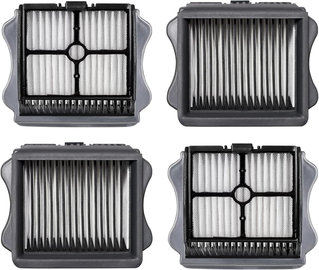 Vacuum Filter Replacement Compatible with Tineco iFloor 3, Floor ONE S3 & Floor ONE S5, Floor ONE S5 Pro Cordless Vacuum Cleaner, 4 Pack Replacement Filters