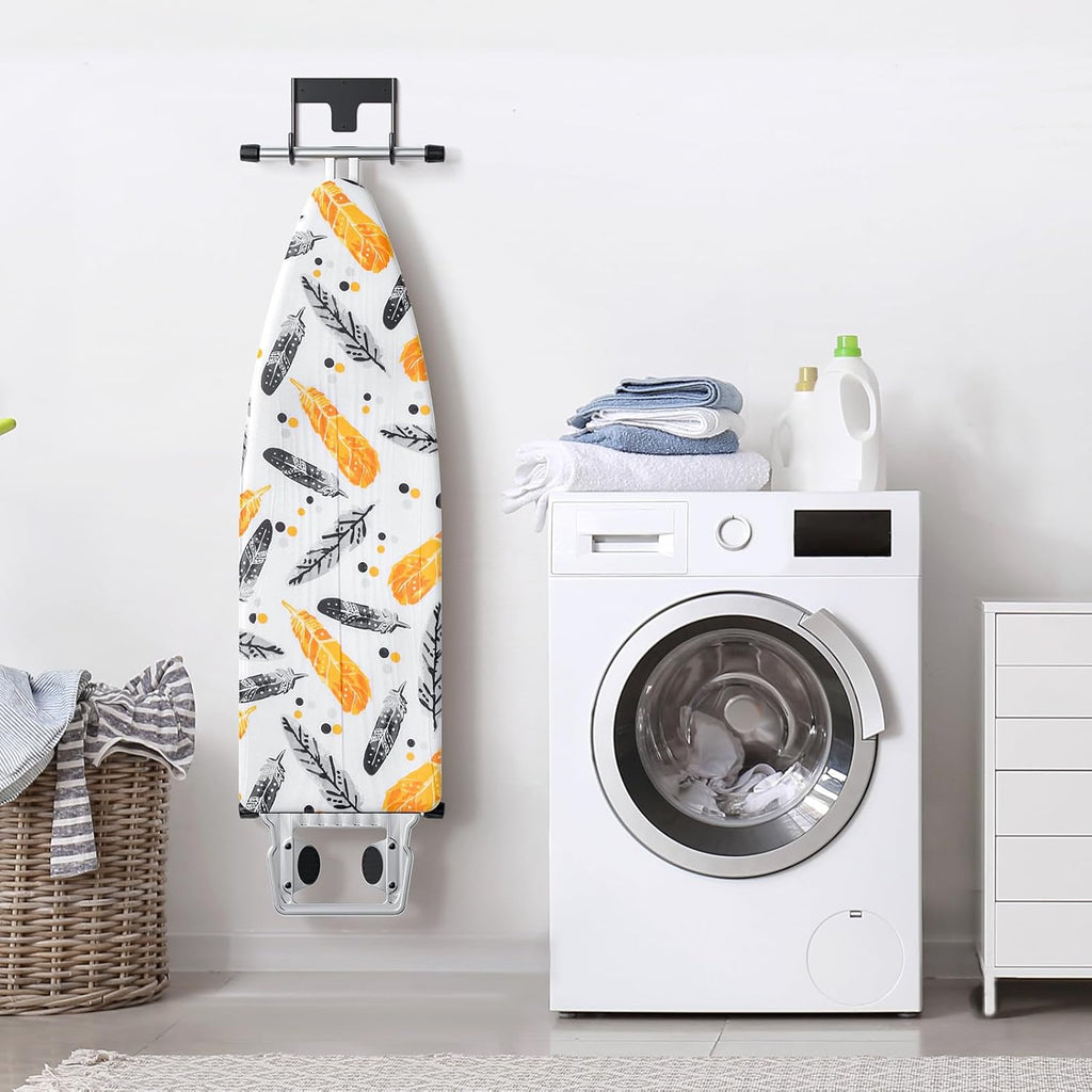 ORLESS Ironing Board Holder Wall Mount, Ironing Board Hanger, Ironing Board Holder, Iron Board Hook Wall Mount, for Laundry Rooms