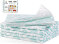 Cooyes Drawer and Shelf Liner for Kitchen Cabinets, Cloth Material, Non Slip Refrigerator Liners Washable, Fridge Mats for Glass Shelves and Bins, 6 Pack, 12" × 24"
