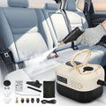 BEAMNOVA Car Steamer Steam Cleaner for Auto Detailing 1.2L (41oz) Water Container Handheld Steam Machine for Cleaning Portable High Pressure Multipurpose Steam Gun, Color Ivory