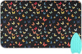 Colorful Butterfly Ironing Mat for Table top Portable Ironing Pad Blanket for Washer Dryer Countertop Travel