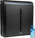 Rabbit Air, A3 SPA-1000N Air Purifiers for Home, Ultra Quiet HEPA Air Purifier - Wall Mountable Air Purifiers for Home Large Room, Allergies, Dust, Mold, Smoke & VOCs - (Black, Toxin Absorber Filter)