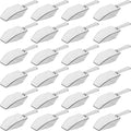 Clear Mini Plastic Acrylic Scoops 24 Pcs | 5.5” Kitchen Scoop | Wedding Desserts | Candy Buffet, Ice Cream, Protein Powders, Coffee, Tea, Flour (24 Pack, 5.5")