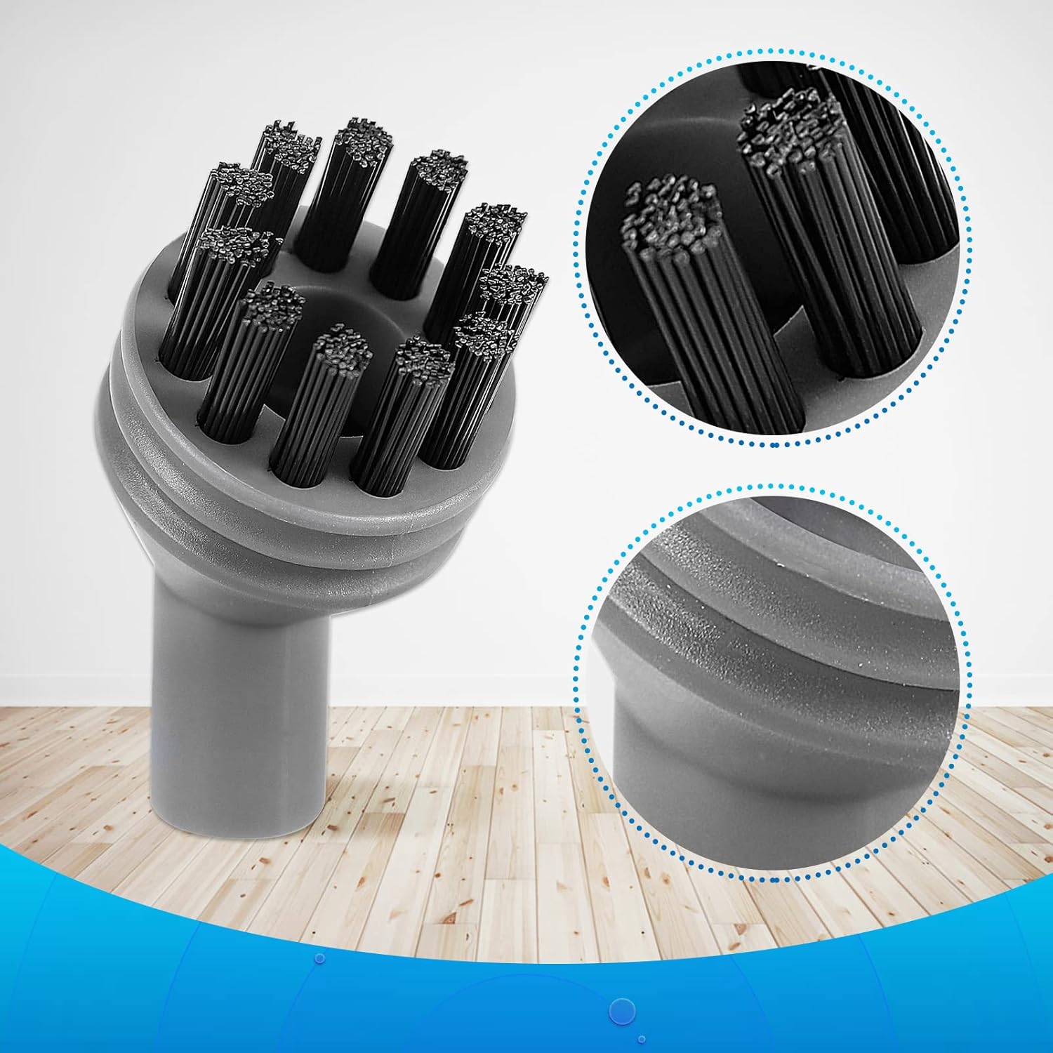 KEEPOW Steam Shot Attachments Compatible with Bissell SteamShot Hard Surface Steam Cleaner 39N7V 39N7A 2994B, Replacement Parts Accessories (8 Pack)