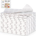 Cooyes Refrigerator Shelf Liners for French Door Fridge, 17.7" × 36" Extra Large, Non-Slip Fridge Liners Machine Washable, Refrigerator Drawer Mats for Glass Shelves Kitchen Cabinet