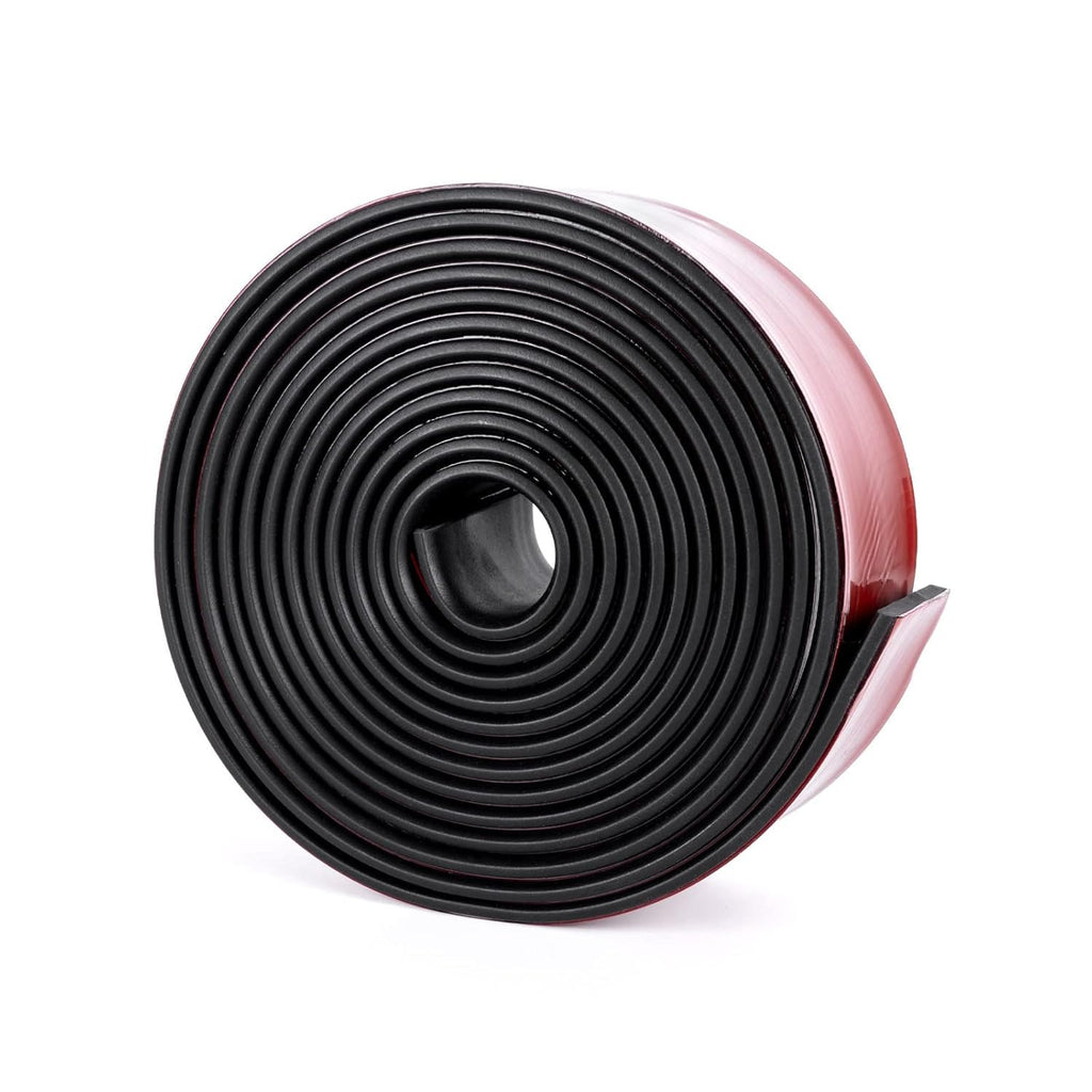 Neoprene Rubber Strips Self Adhesive Sheets, Rolls & Strips with Adhesive Backing Rubber Pads Self Stick Seal Gasket Tape for Matting Padding - 2" Wide x 1/8" Thick x 20' Long