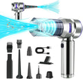 Car Vacuum Portable Cordless, 21000Pa Strong Suction Handheld Vacuum, 100W Auto Vac for Car Detailing, Home, RV Camping Use with 6000mAh Battery, Type-C Fast Charge & Blower Function