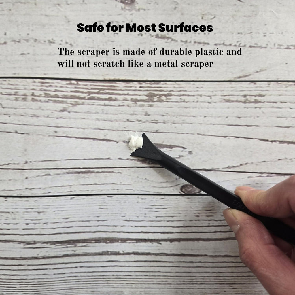 Tpyx Scraper Small Plastic Scraper Tool, Multi-Purpose Scraper Non-Scratch Cleaning Tool, Used in Narrow Spaces and Gaps, Perfect for Removing Oil Stains, Labels, Food, Dirt, Paint, Etc. (6pcs)
