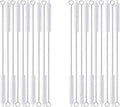 20PCS Straw Cleaner Brush kit,Straw Brush of 8mm-10.6 inch for Water Bottle Sippy Cup with Straw,Glass Straw,Piper Cleaning,Tubes Cleaning Like Filter and Sink Drain Hair Remove (Rubber top)