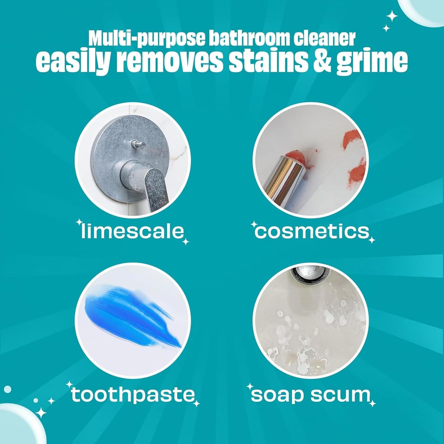 Scrubbing Bubbles Easy Clean Foaming Multipurpose Bathroom Cleaner Spray, Bottle Made from 100% Recyled Plastic, 32 Ounce Spray (Pack of 2)