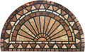 CHICHIC Welcome Door Mat 18 x 30 Inch Front Doormat Outdoors for Home Entrance Outdoors Mat for Outside Entry Way Doormat Entry Rugs, Heavy Duty Non Slip Rubber Back Low Profile, Orange Brown