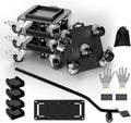 Furniture Dolly 5 Wheels Heavy Duty with Removable Side Guards,3307 Lbs Capacity,360° Rotating Wheels & Tail Brake,Furniture Movers Lifter Tool for Sofas,Beds, Appliances,–Stable,Safe,and Easy to Use