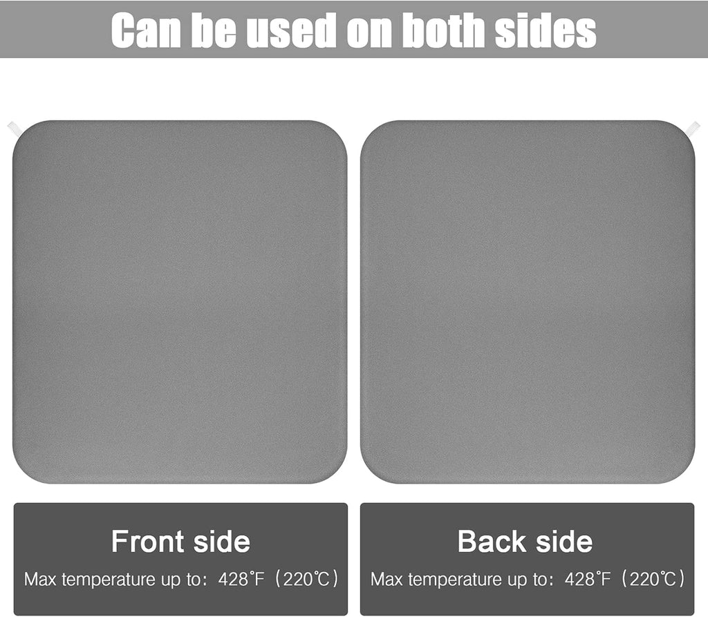 3 Pcs Heat Press Mats Compatible with Easypress 2 / Easypress Easy Press Mat Protective Resistant Double Sides Applicable Ironing Insulation for HTV Iron on Projects(Solid Pattern)