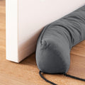 Sunolga 30" Door Draft Stopper Blocks Hot and Cold Air with Removable Washable Cover for Gaps Up to 3", All-Season Seal for Noise, Door Sweep for Bottom of Door and Window, Home Essentials, Gray
