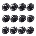PlusRoc 12 Pack Self Adhesive Caster Wheels 1 Inch for Furniture Mop Bucket, Load Capacity 28LBS Per Wheel, Low Profile Swivel Wheels for Small Appliance Storage Bins