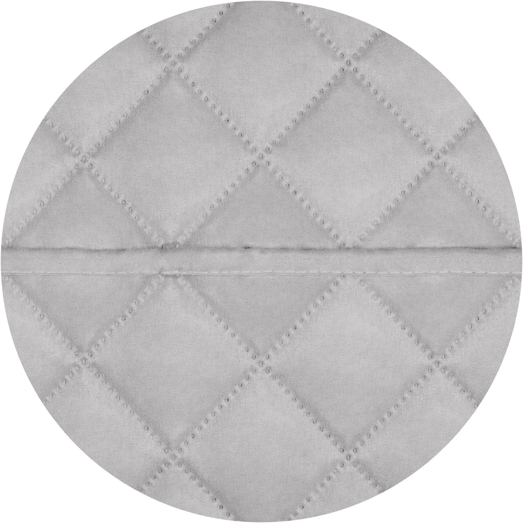 PureFit Reversible Quilted Sofa Cover, Water Resistant Slipcover Furniture Protector, Washable Couch Cover with Non Slip and Elastic Straps for Kids, Dogs, Pets (XX Large, Light Gray/Light Gray)