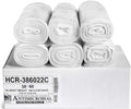 Aluf Plastics High Density Trash Bags, 60 Gallon, 150 Count, 22 Micron (eq), 38" x 60", Clear, for Bathroom, Office, Industrial, Commercial, Janitorial, Municipal, Recycling