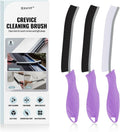 SXhyf Crevice Cleaning Brush - Grout Scrub Brush, House Cleaning Supplies, Gap Cleaning Tools, Home Essentials, Gifts for Women Men, Hard Bristle Crevice Cleaner Brush for Household Use, Bathroom